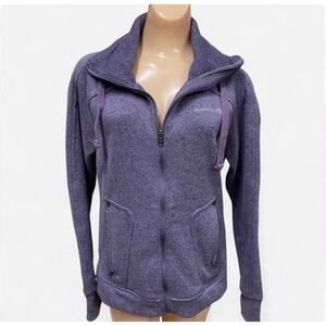 Avalanche Full Zip Fleece Jacket Purple‎ Heathered Gorpcore Athleisure Medium